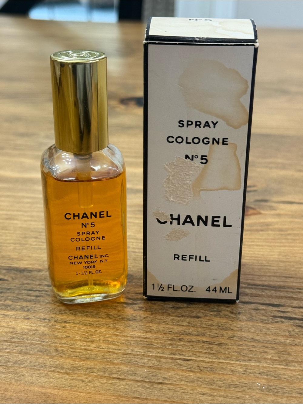 Vintage 1970s/1980s Chanel No. 5 Refill Cologne Spray 1.5 oz